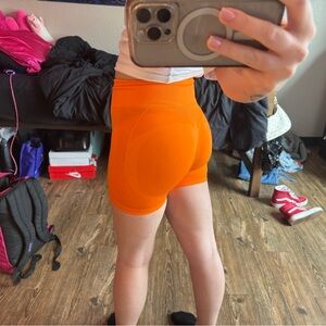 Bright Orange Women’s Athletic Shorts